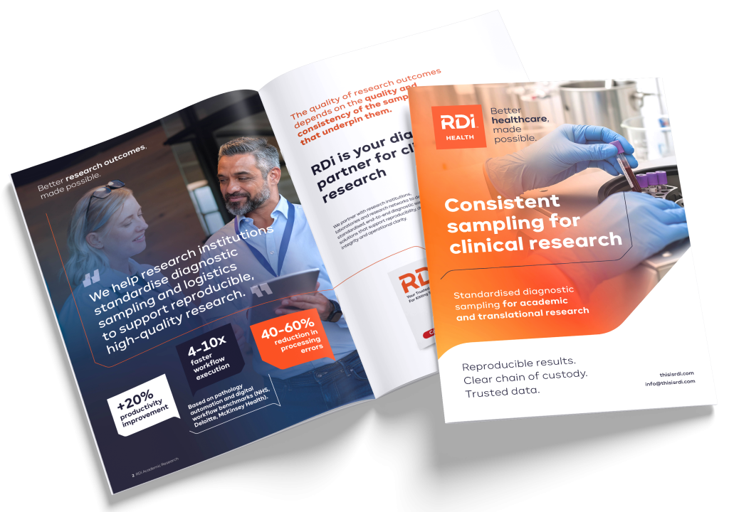 Academic Research A4 Brochure Mock